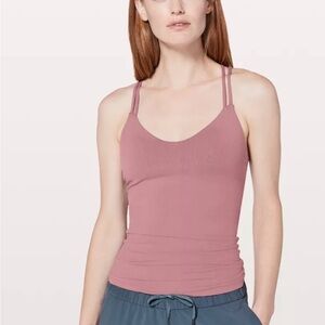 lululemon athletica Pink Strappy Tank Top